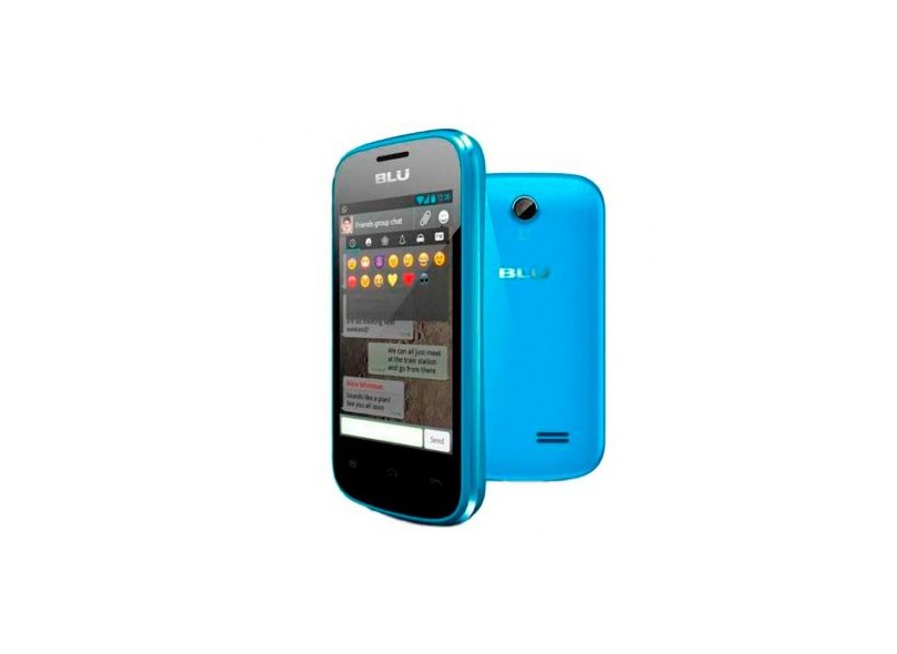 Smartphone Blu Dash Jr D140 2 Chips Android 2.3 (Gingerbread) Wi-Fi