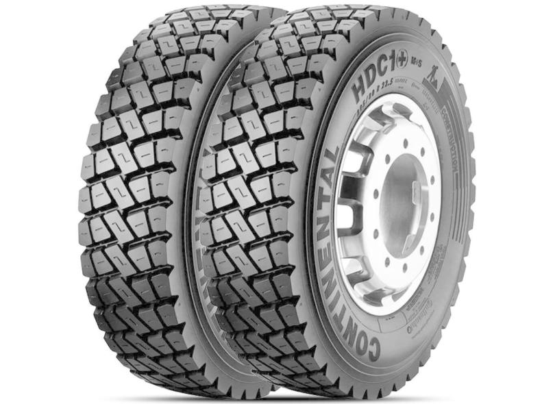 Kit 2 Pneu Continental Aro 22.5 275/80r22.5 149/146k Hdc1+