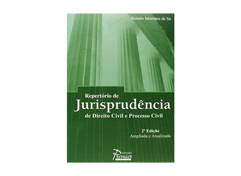 Repertorio De Jurisprudência De Direito Civil E Processo Civil - Carlos Alexandre Sá - 9788599565971