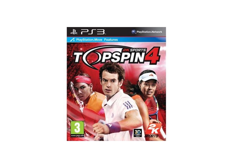 Jogo Top Spin 4 2K PS3