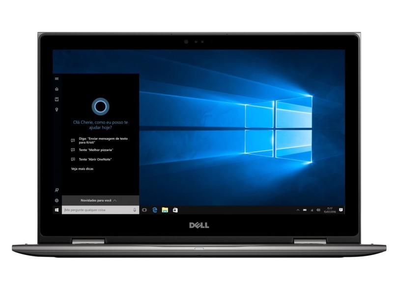 Notebook Conversível Dell Inspiron 5000 Intel Core i5 7200U 7ª Geração 8GB de RAM HD 1 TB 15,6" Touchscreen Windows 10 i15-5578