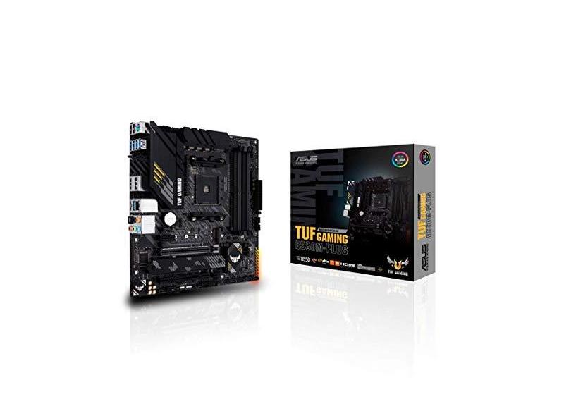 Placa Mãe Asus TUF Gaming B550M-Plus, AMD AM4, mATX, DDR4