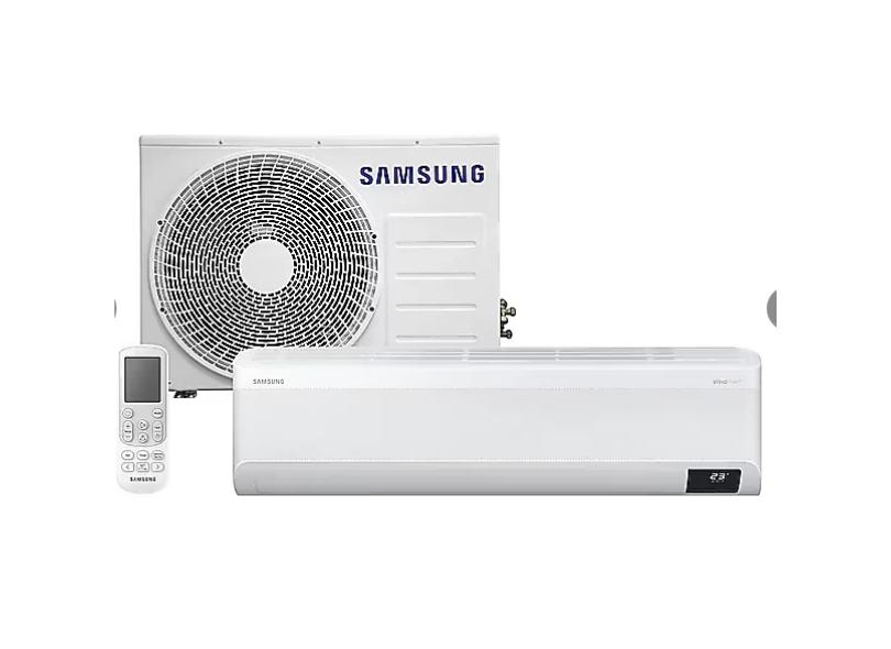 Ar-Condicionado Split Hi Wall Samsung Wind Free Connect 18000 BTUs Frio Inverter AR18CVFAAWKNAZ