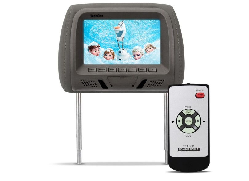 Monitor de DVD Automotivo de Encosto de Cabeça LED 7 " - Tech One 581671