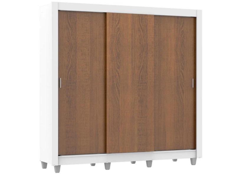 Guarda-Roupa Casal 3 Portas 4 Gavetas Lyon com Pés Madesa