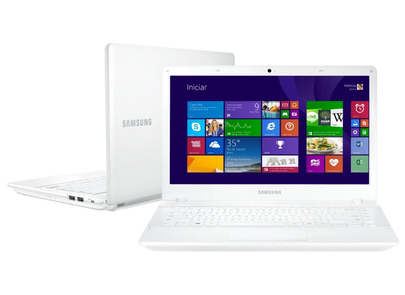Notebook Samsung ATIV Book 2 Intel Celeron 1007U 4GB de RAM HD 500 GB LED 14" Windows 8 270E4E-KD7