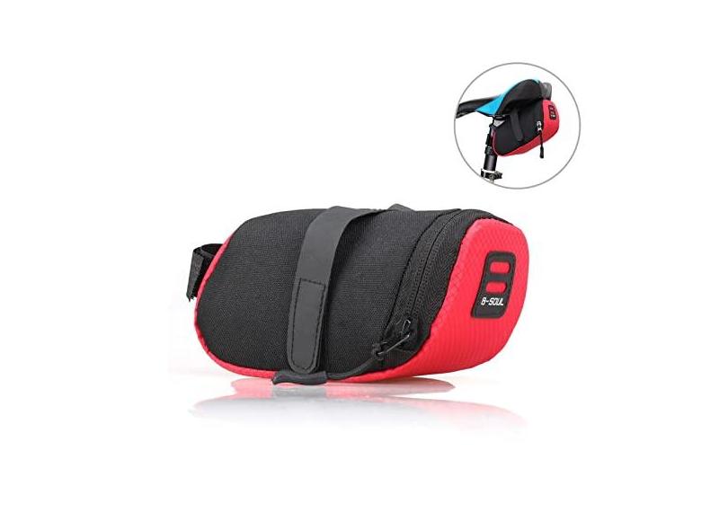 Bolsa de sela de bicicleta à prova d'água leve sob o assento Bolsa de bicicleta de grande capacidade Bolsa de assento de bicicleta para bicicletas de estrada Bicicletas de montanha