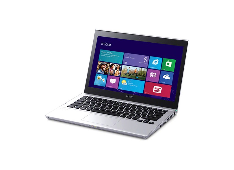 Ultrabook Sony Vaio Intel Core i5 3317U 3ª Geração 4 GB 320 GB LED 13,3" Touchscreen Windows 8 SVT13127CBS