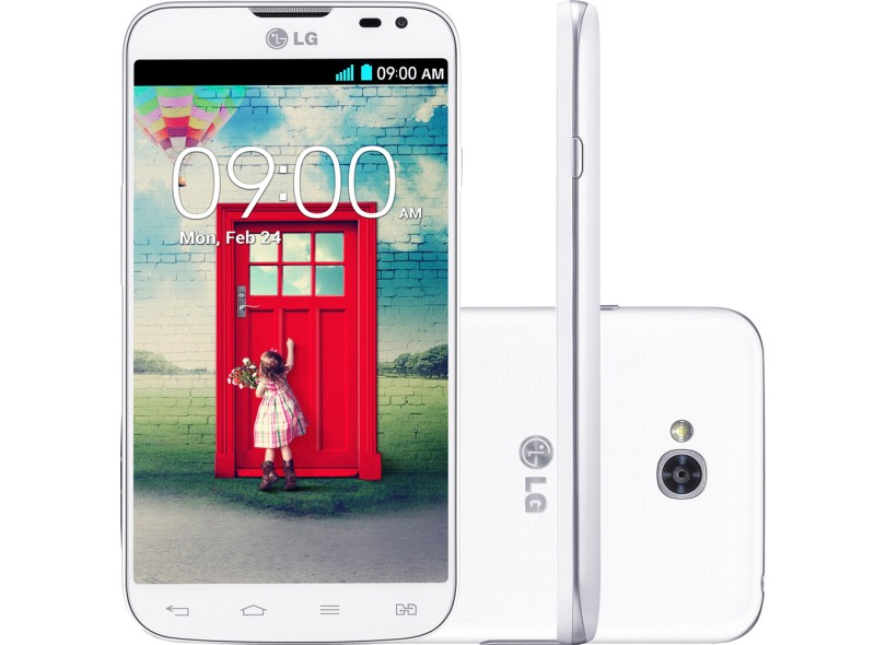 Smartphone LG L70 D325 Câmera 8,0 MP 2 Chips 4GB Android 4.4 (Kit Kat) Wi-Fi 3G