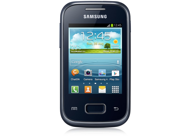 Smartphone Samsung Galaxy Pocket Plus S5301 2,0 Megapixels Desbloqueado 4 GB Android 4.0 (Ice Cream Sandwich) 3G Wi-Fi
