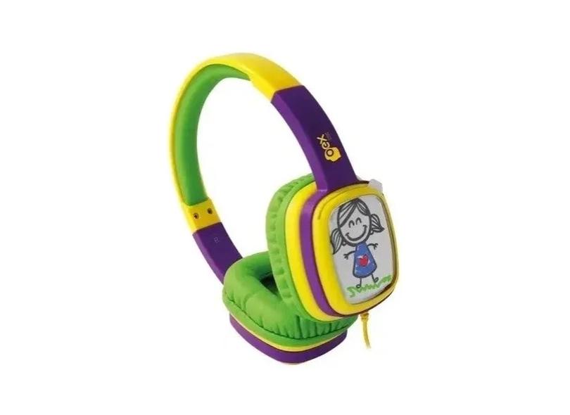 Headphone Cartoon, OEX, HP302, Microfones e Fones de Ouvido, Roxo