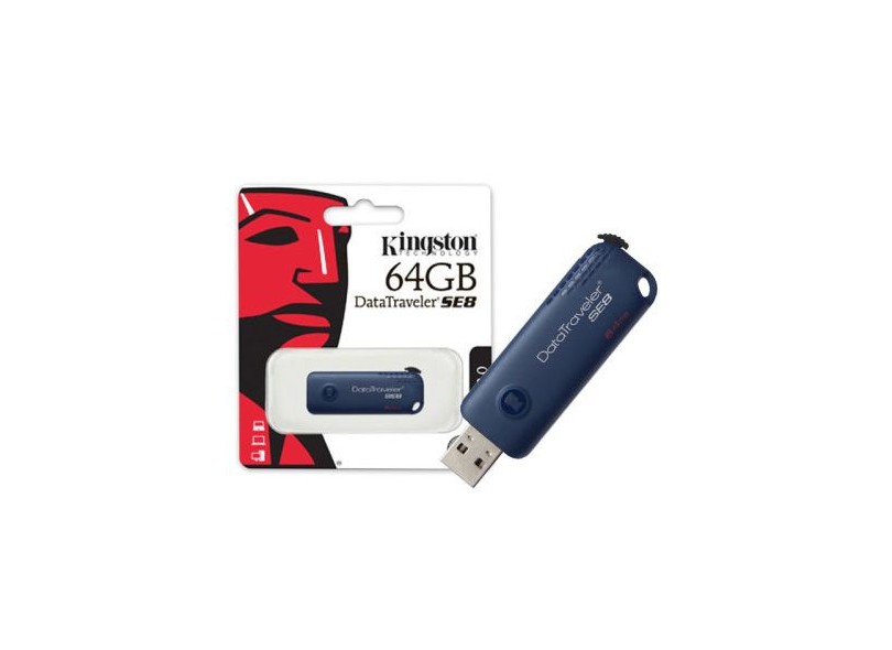 Pen Drive Kingston Data Traveler 64 GB USB 2.0 DTSE8