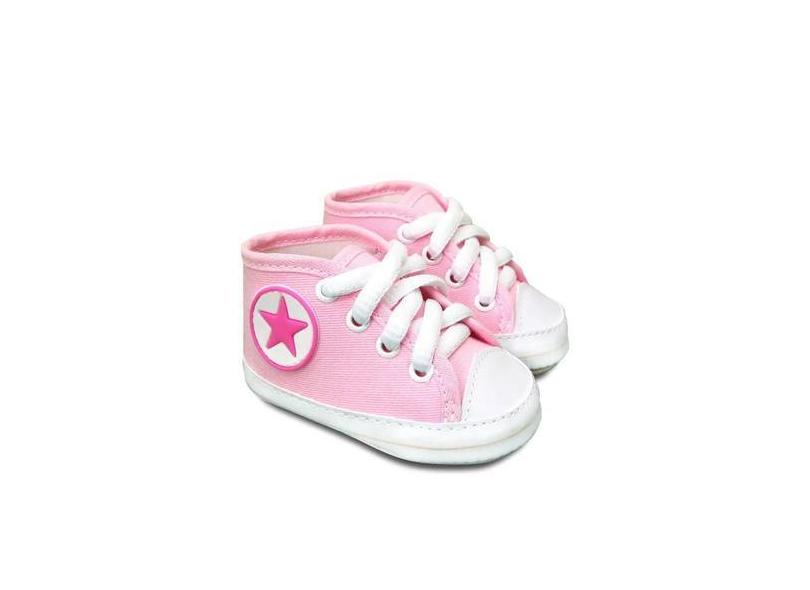 Baby Sapatinho / Tênis Para Bebês Rosa Bebê P - Baby Confort