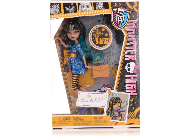 Boneca Monster High Fotos Terríveis Cleo de Nile Mattel