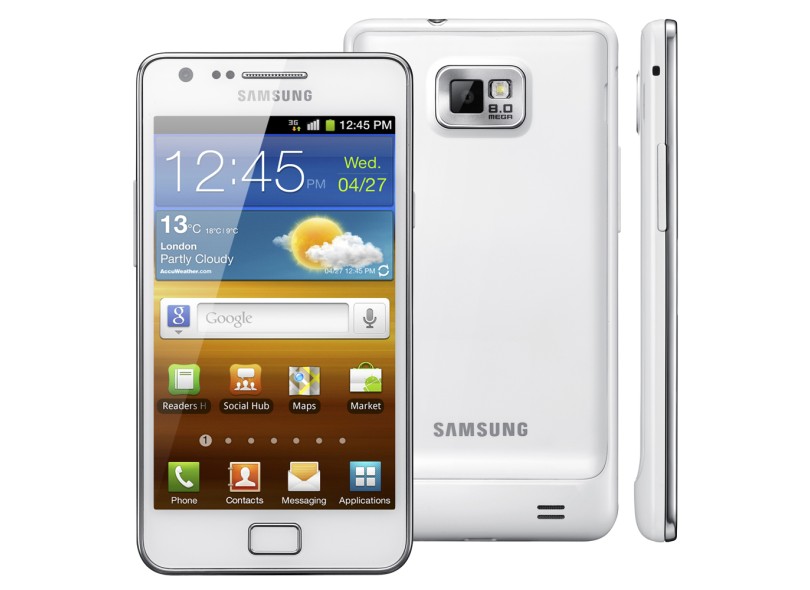 Smartphone Samsung Galaxy S2 I9100 Câmera 8,0 MP 16GB Android 2.3 (Gingerbread) 3G Wi-Fi