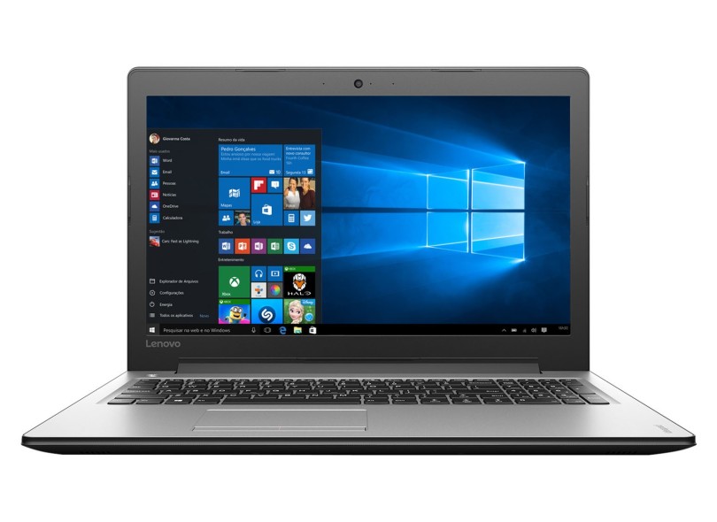 Notebook Lenovo IdeaPad 300 Intel Core i7 6500U 6ª Geração 8GB de
