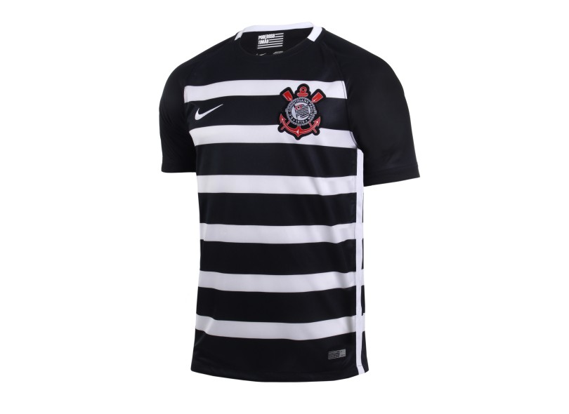 Camisa Torcedor Corinthians II 2015/16 sem Número Nike