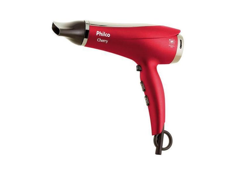 Secador De Cabelo Philco Cherry 2100W Ions Ar Quente E Frio