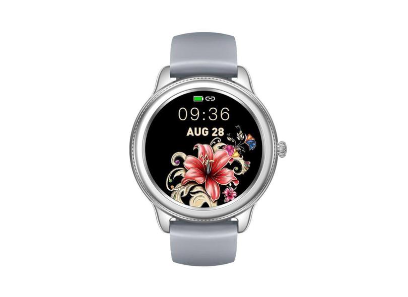 Zeblaze Lily 1,1 polegadas Touch Screen Smart Watch (cinza prateado)