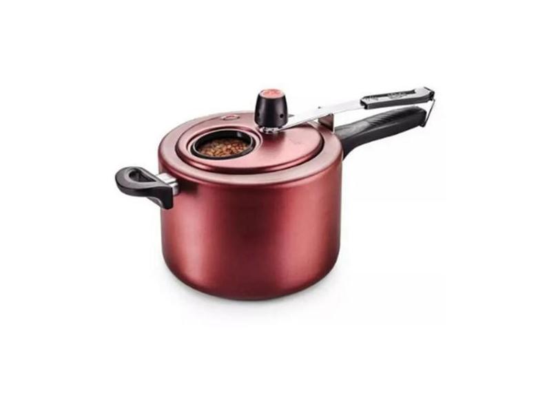 Panela De Pressão Antiaderante De 4,5 Litros Com Visor - A.R Variedade