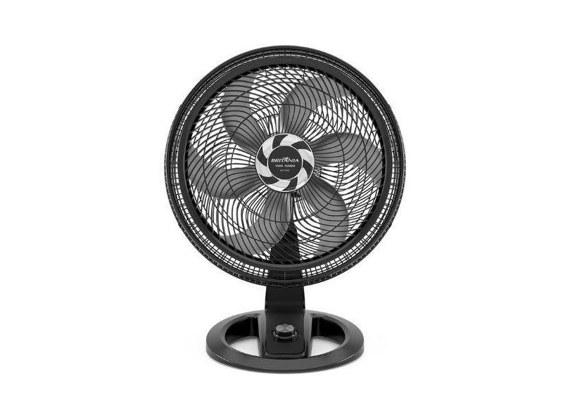 Ventilador De Mesa Britânia Bvt500 58cm 3 Velocidades Preto - Britania