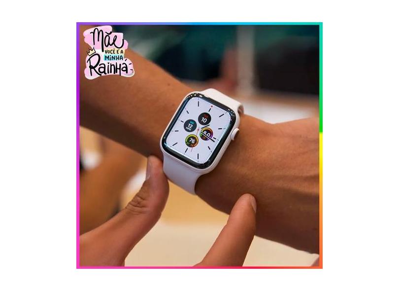 Relógio Smartwatch SE Presente para Mãe Tela Infinita Foto De Fundo Se