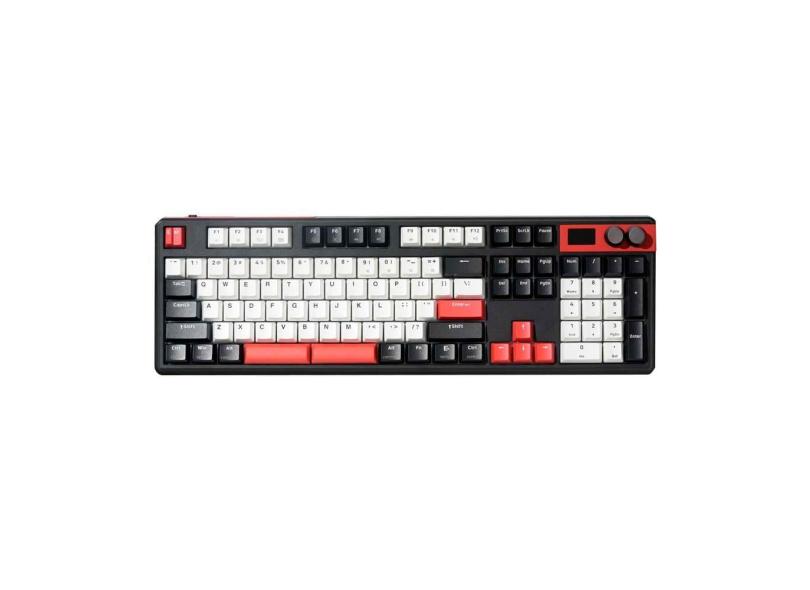 Teclado Gamer Skyloong Daybreak Gk104 8K Optical Rgb Usb Switch Silver Preto