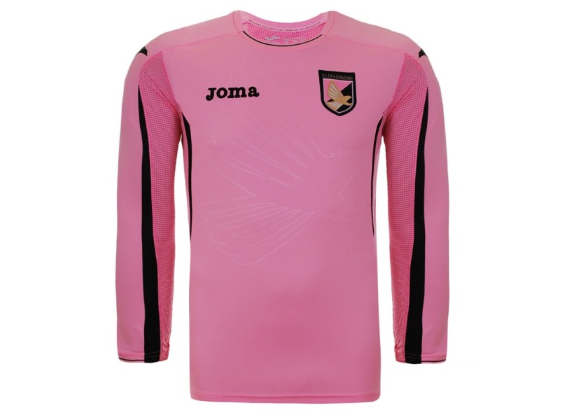 Camisa Torcedor Palermo I 2015/16 Manga Longa sem Número Joma