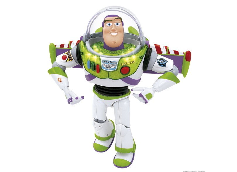 Boneco Toy Story Buzz Lightyear 64081 - Multikids