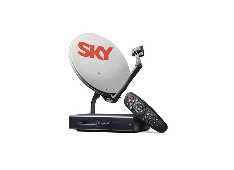 Antena de TV Parabólica VHF UHF FM DTVi - Sky Parabólica Sky