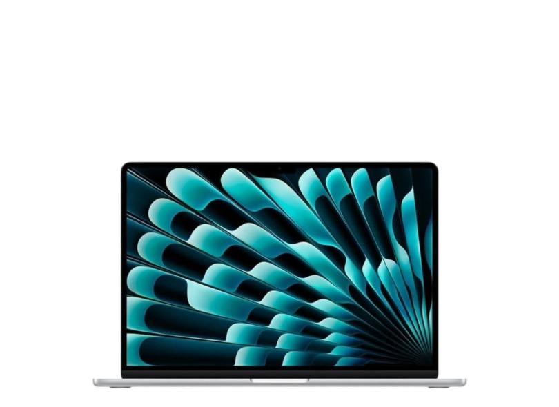 MacBook Air 15&quot;, M3, CPU 8 núcleos e GPU 10 núcleos, 8GB RAM, 256GB SSD - Prateado