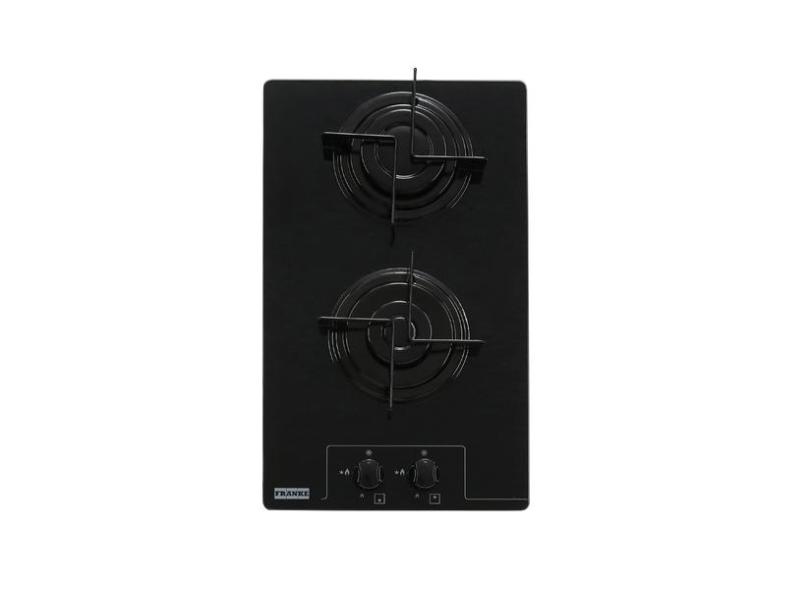 Cooktop a Gás Bivolt 2 Bocas Vidro Preto Franke