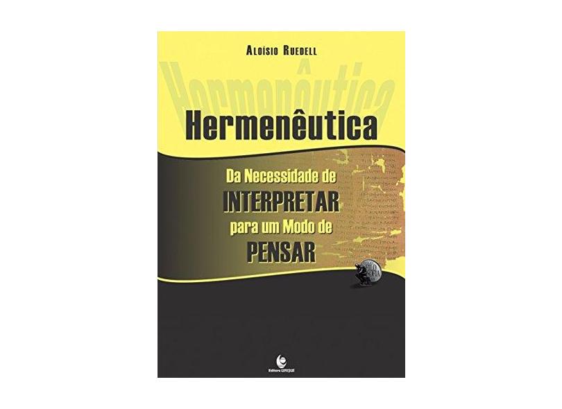 Hermeneutica - "ruedell, Aloisio" - 9788541901918