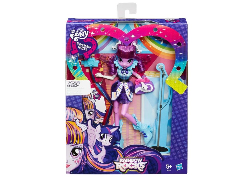 Boneca My Little Pony Equestria Girls Rainbow Rocks Twilight Sparkle Hasbro