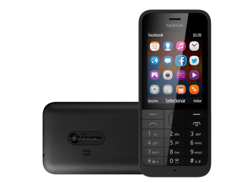 Celular Nokia 220 Câmera 2,0 MP 2 Chips