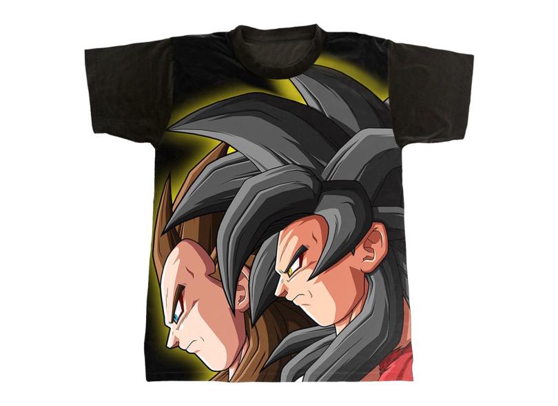 Camiseta - Dragon Ball - Goku SSj4 - Marrom e (01) com o Melhor Preço é no  Zoom