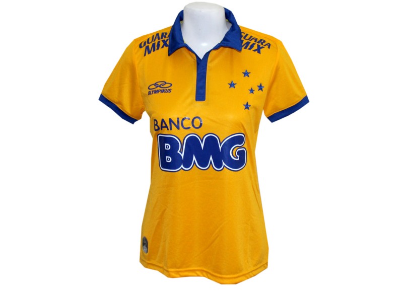 Camisa Jogo Feminina Cruzeiro III 2014 sem número Olympikus