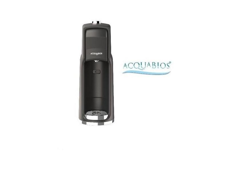 Purificador De Água Easy Preto Acquabios De Mesa Agua Natura Easy