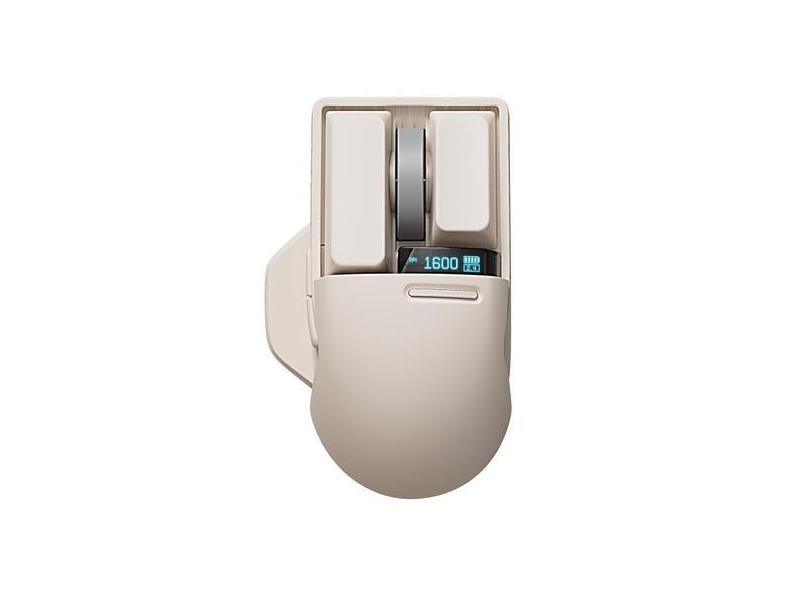 Mouse sem fio LOFREE Touch PBT 4000 DPI Recarregável Branco