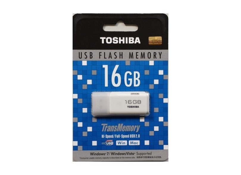 Pen Drive Semp Toshiba Transmemory 16 GB USB 2.0 UHYBS-016GH