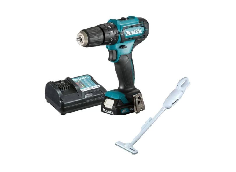 Combo Parafusadeira e Furadeira + Aspirador de Pó 12V Makita