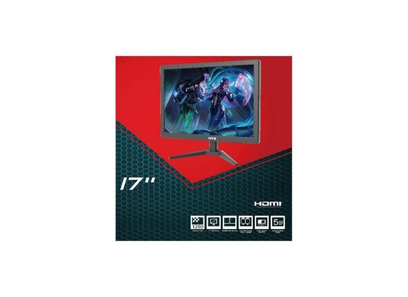 Monitor 17 Hye Led Hdmi Vga De Hye17Nlm 5Ms