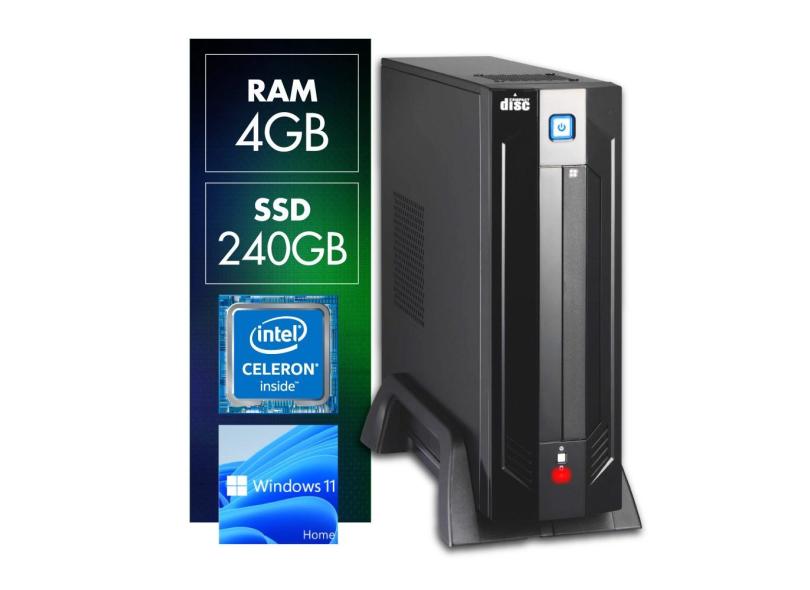 Mini pc Intel Dual Core N4020 4GB ssd 240GB Intel Graphics 600 Win11 sl Certo pc - Compact Intel 1004 pw