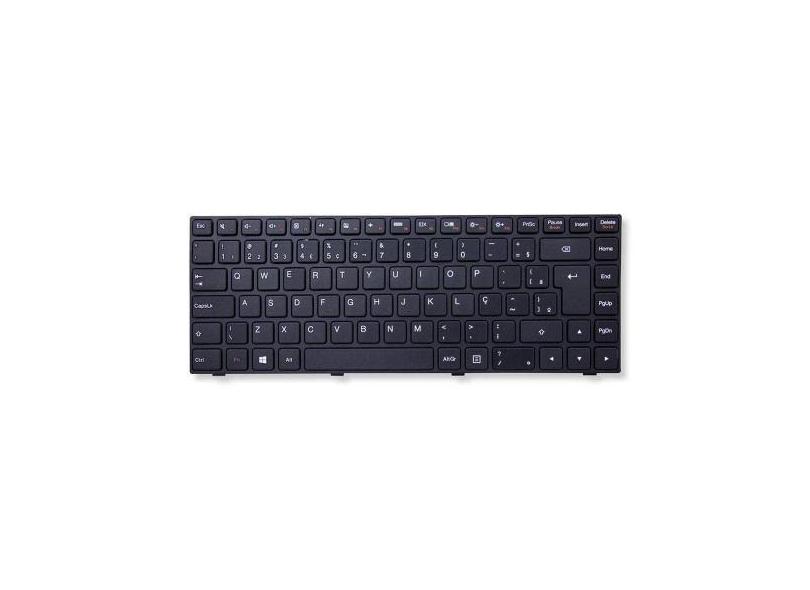 Teclado Para Notebook Bringit Compatível Com Lenovo Part Number 5N20h4