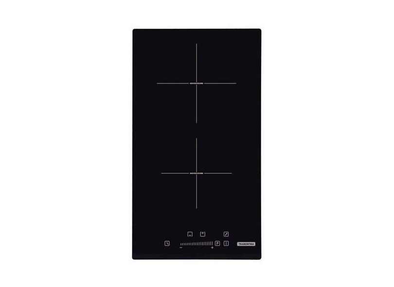 Cooktop por Indução Tramontina Dominó Slider 2EI 30 com 2 Áreas de Aqu