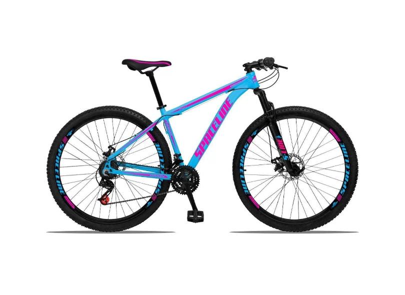 Bicicleta Spaceline 21 Marchas Aro 29 Suspensão Dianteira a Disco Mecânico Orion 2020