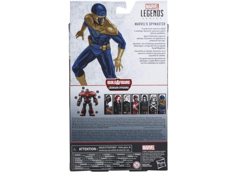 Marvel Legends Spymaster - Black Widow BAF Crimson Dynamo com o Melhor ...