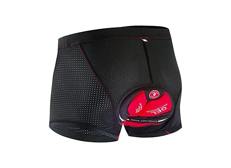 DOYING Calção de ciclismo masculino 5D acolchoado BTT para bicicleta Shorts de bicicleta de secagem rápida respirável