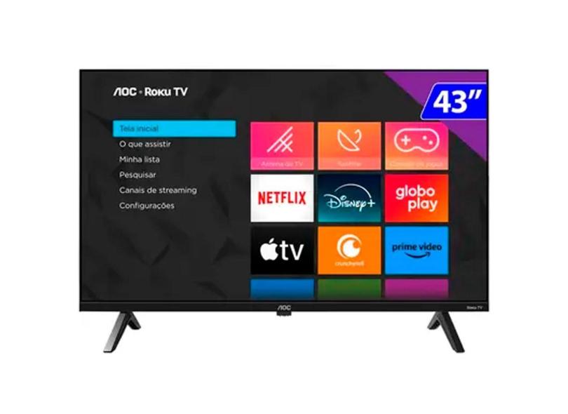 Smart TV DLED 43" AOC Full 43S5045/78G