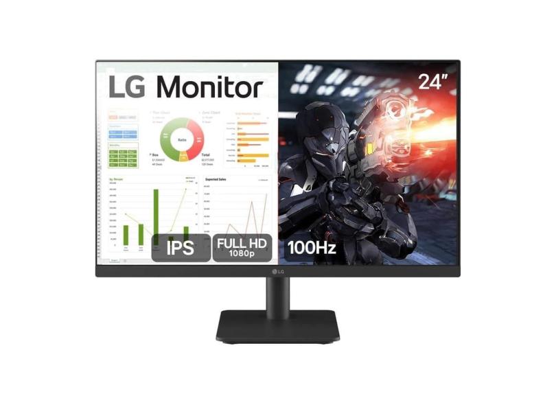 Monitor 24&quot; Gamer LG 24MS400-B, Full HD, IPS, 100Hz, Dynamic Action Sync, 5 ms